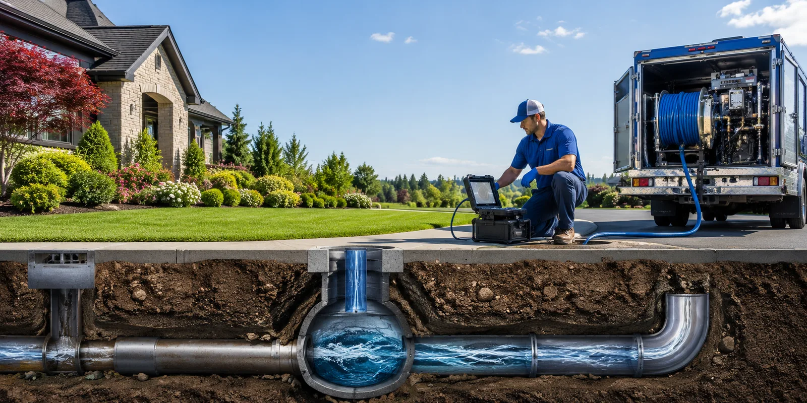 Drainage restoration information for Husser, LA